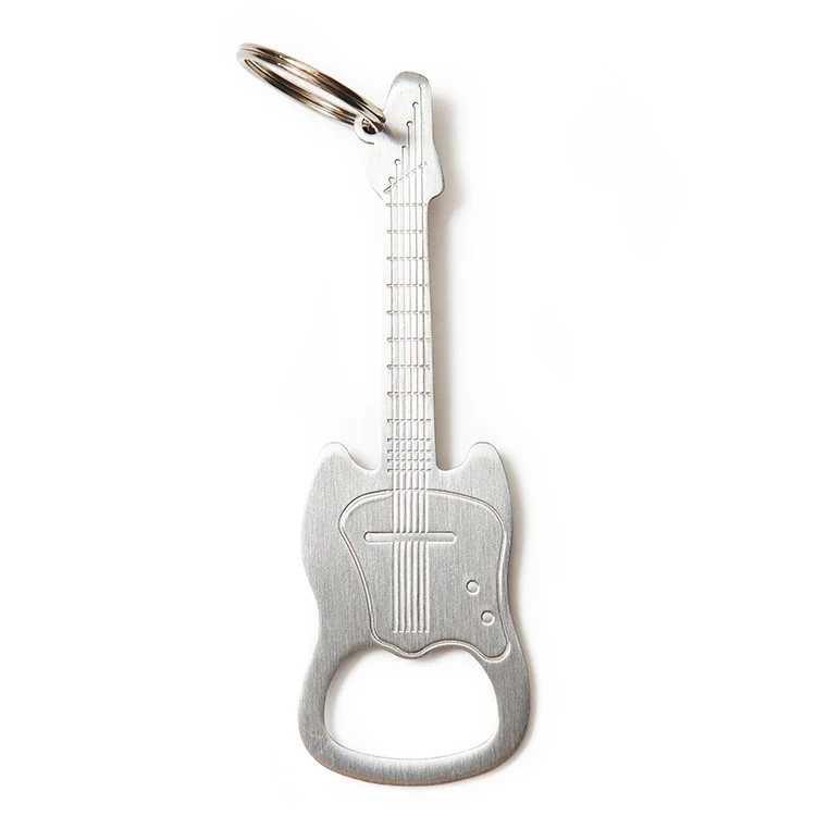 Ouvre-bouteille porte-clés guitare
