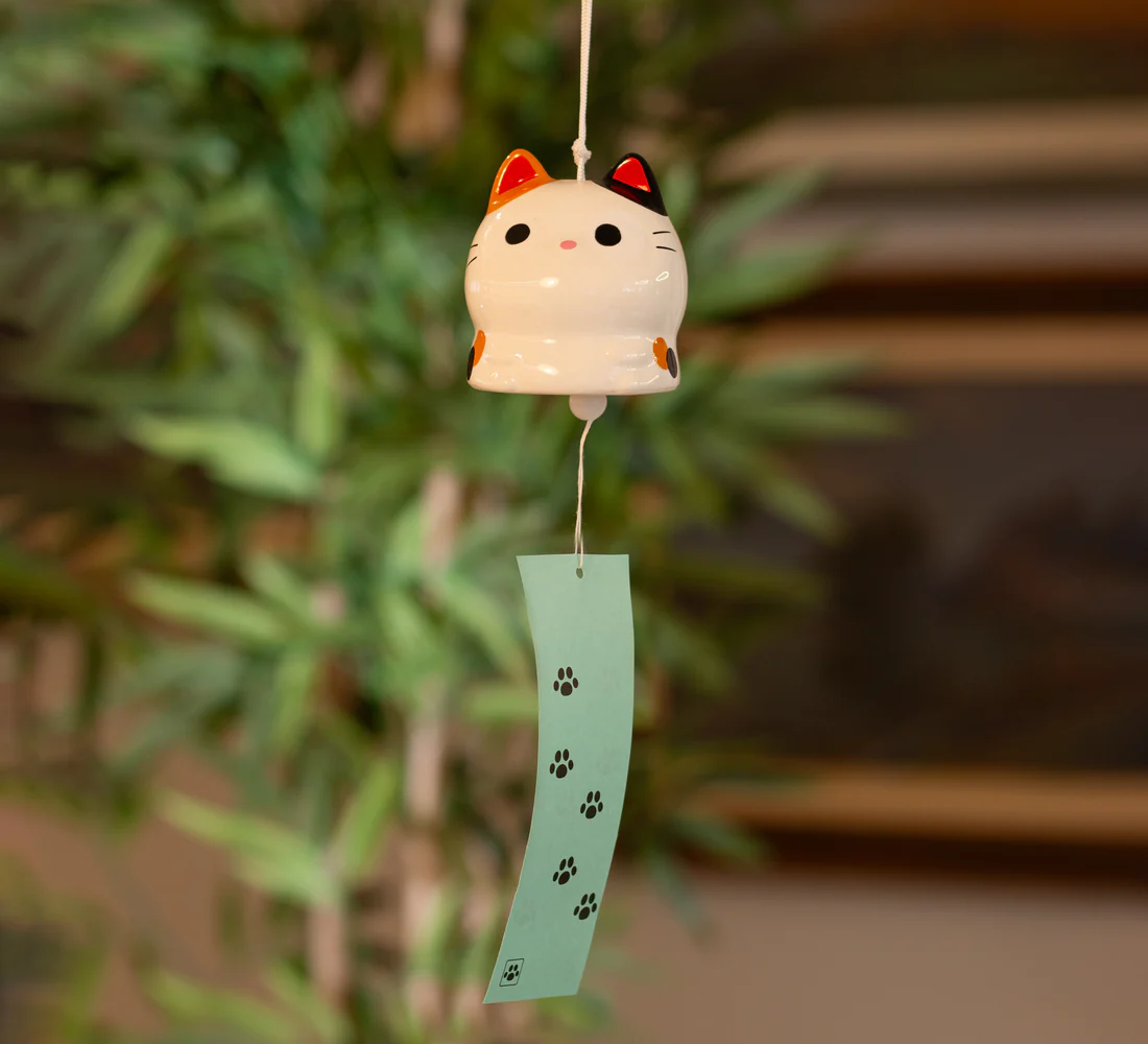 Cloche Furin Céramique Neko Calico