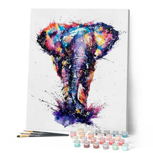 Peinture Numéros/ Eléphant d'Asie