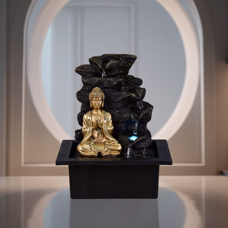 Fontaine bouddha LED Shira Zen Light