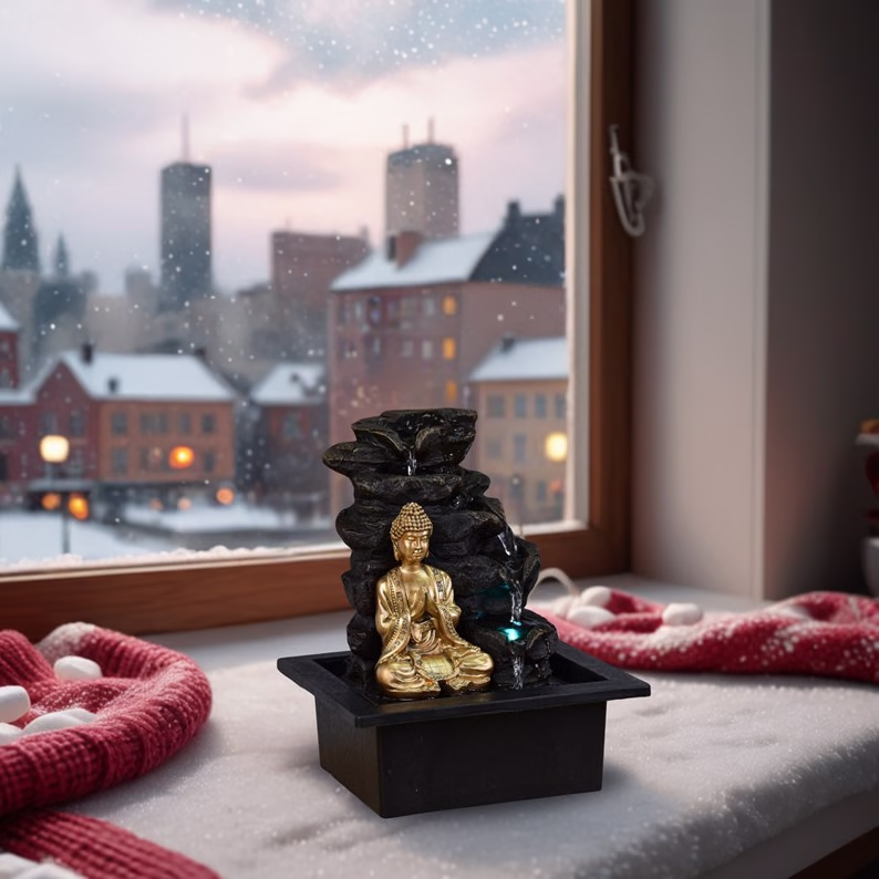 Fontaine bouddha LED Shira Zen Light