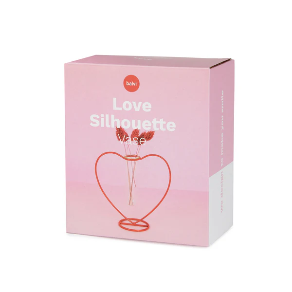Vase Love Silhouette