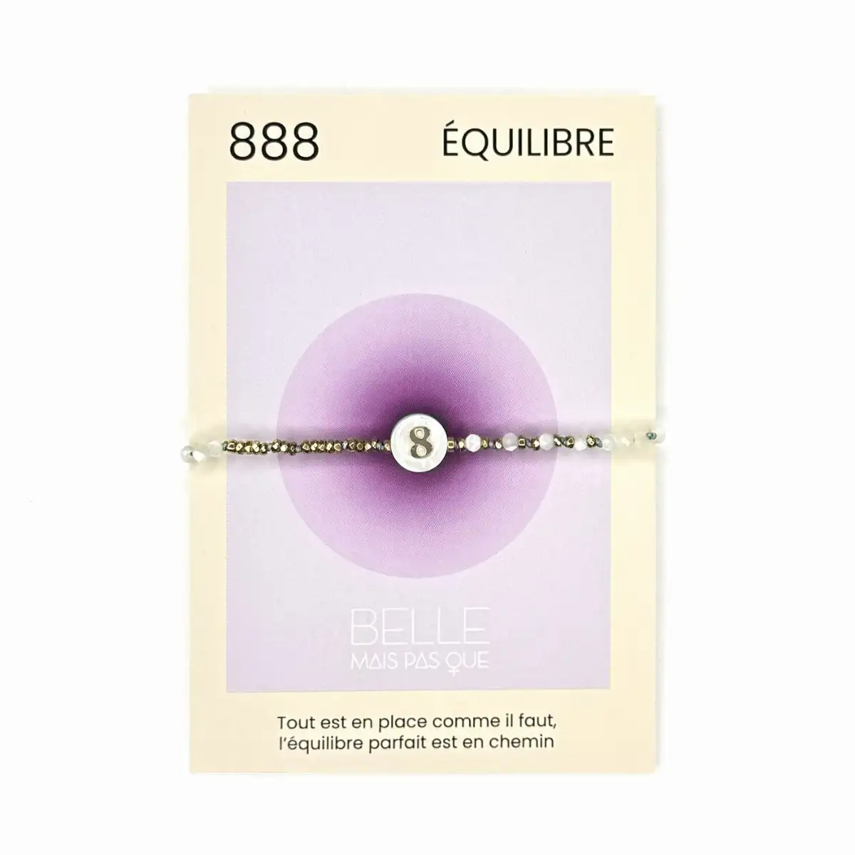 Bracelet Chemin de vie 8 " Équilibre "